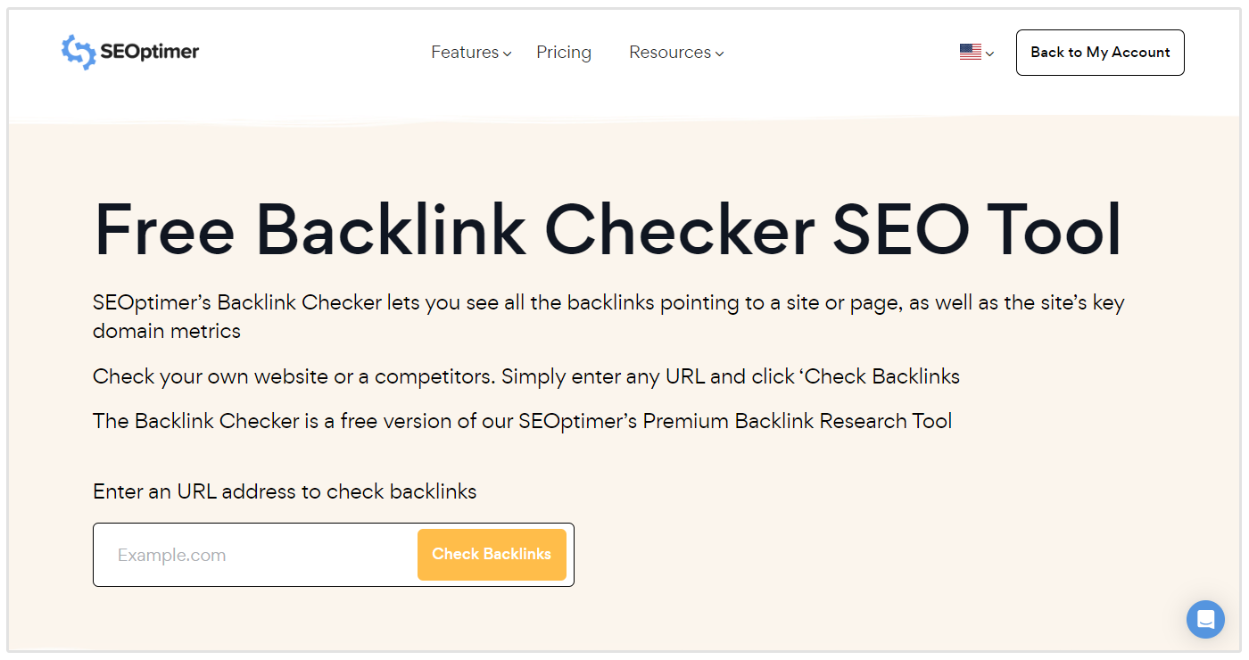 Backlink-Prüftool